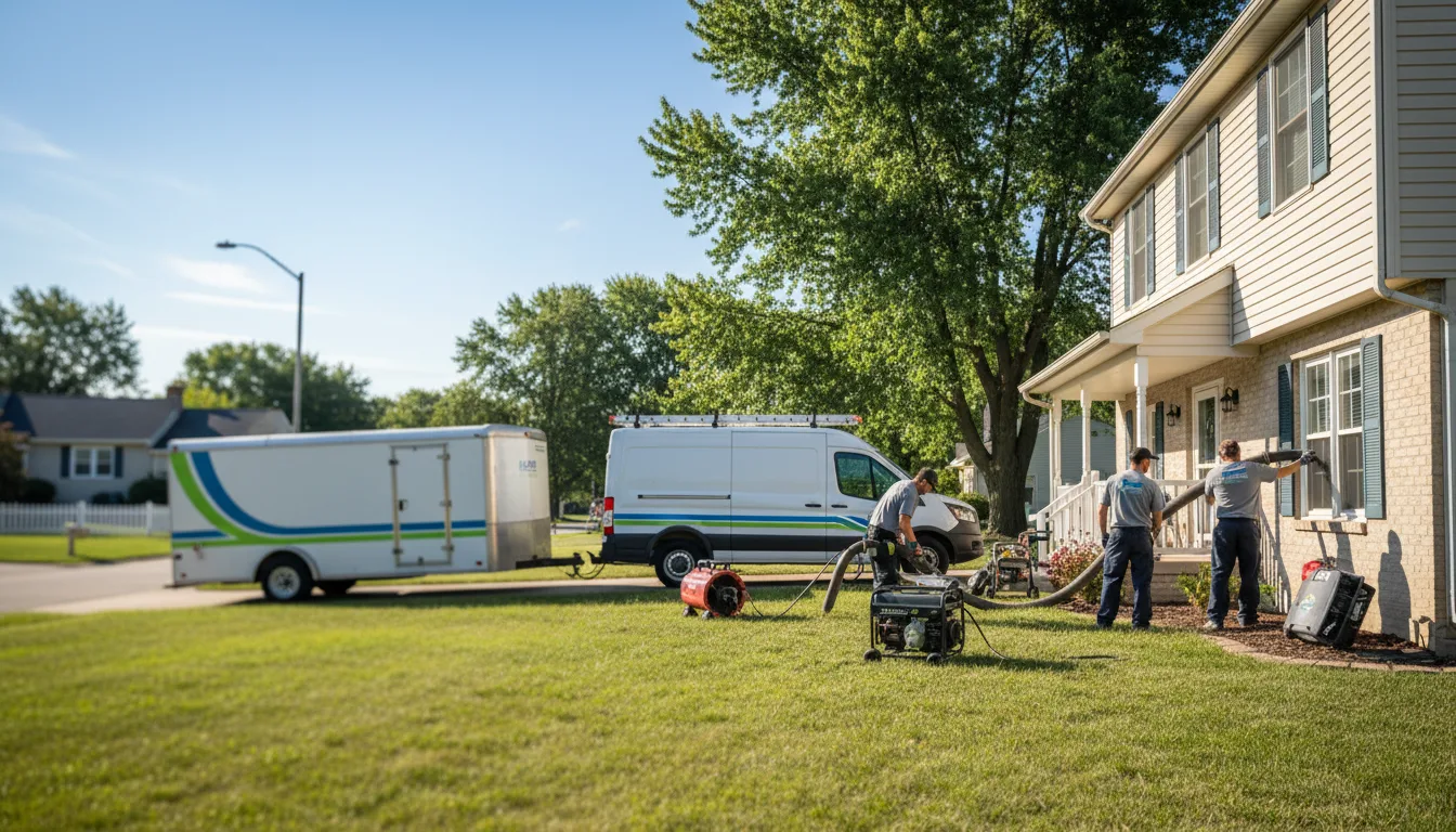 Flooded Basement Restoration And Cleanup With Repair in Campbell Hill, IL near me